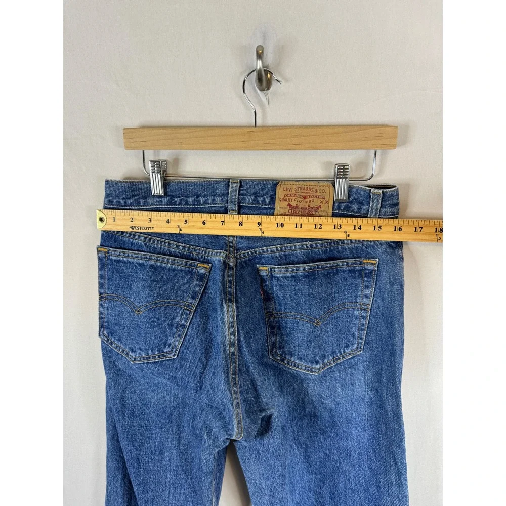 Levis 501‎ Mens Vintage Straight Leg Denim Jeans Blue Made in USA 32x36